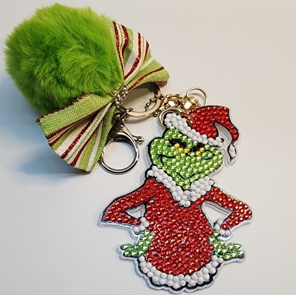 Grinch Half Body Keychain (ONLY 1 AVAILABLE)